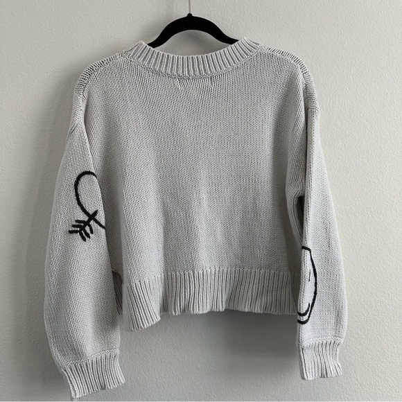 WILDFOX Women's Yr Dreams Duh Jumper in White XS - Picture 5 of 10